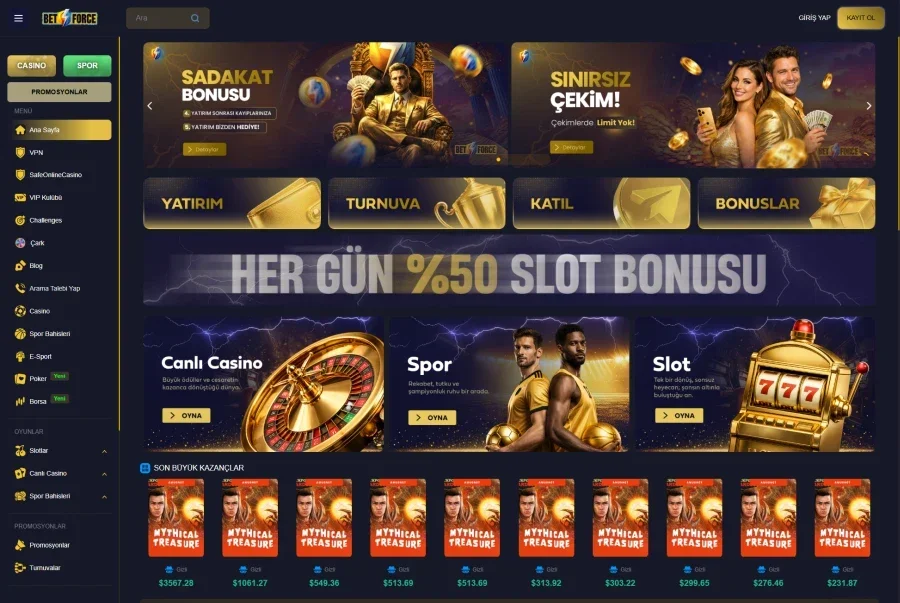 Betforce ekran görüntüsü