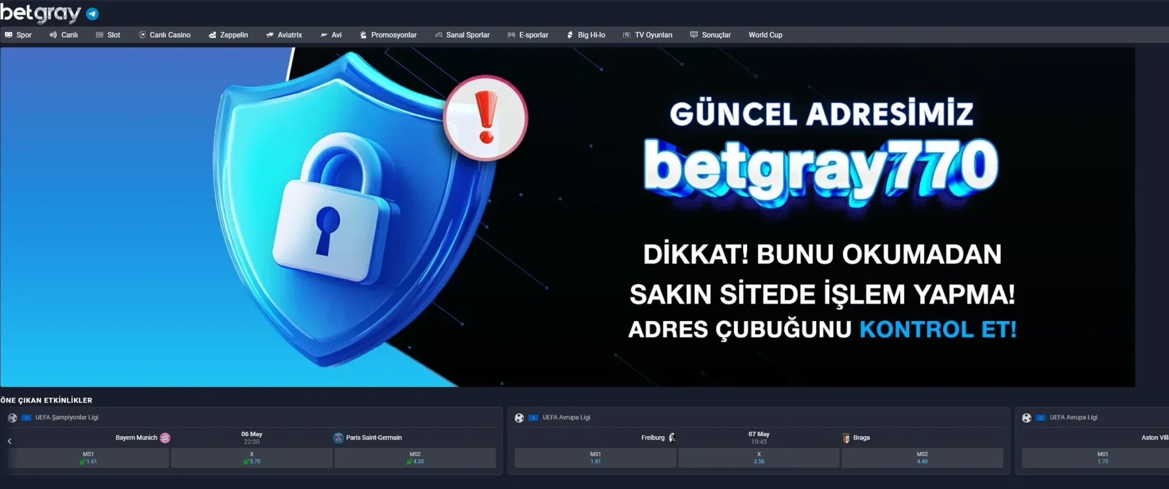 Betgray ekran görüntüsü