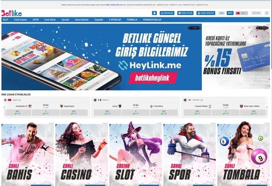 Betlike ekran görüntüsü