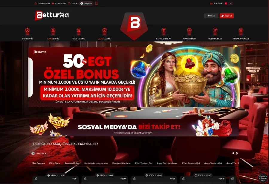 Betturka ekran görüntüsü