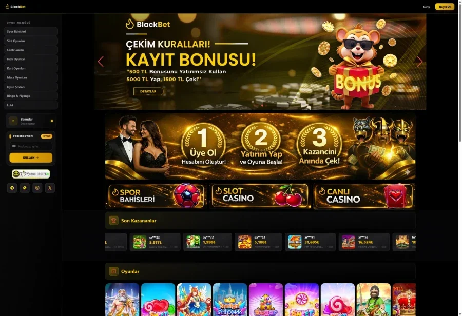 Blackbet ekran görüntüsü