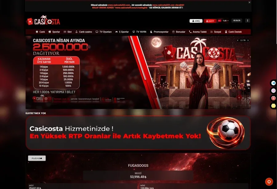 Casicosta ekran görüntüsü