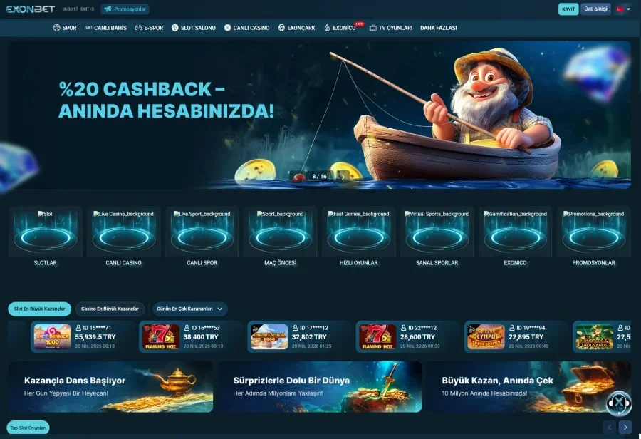Exonbet ekran görüntüsü