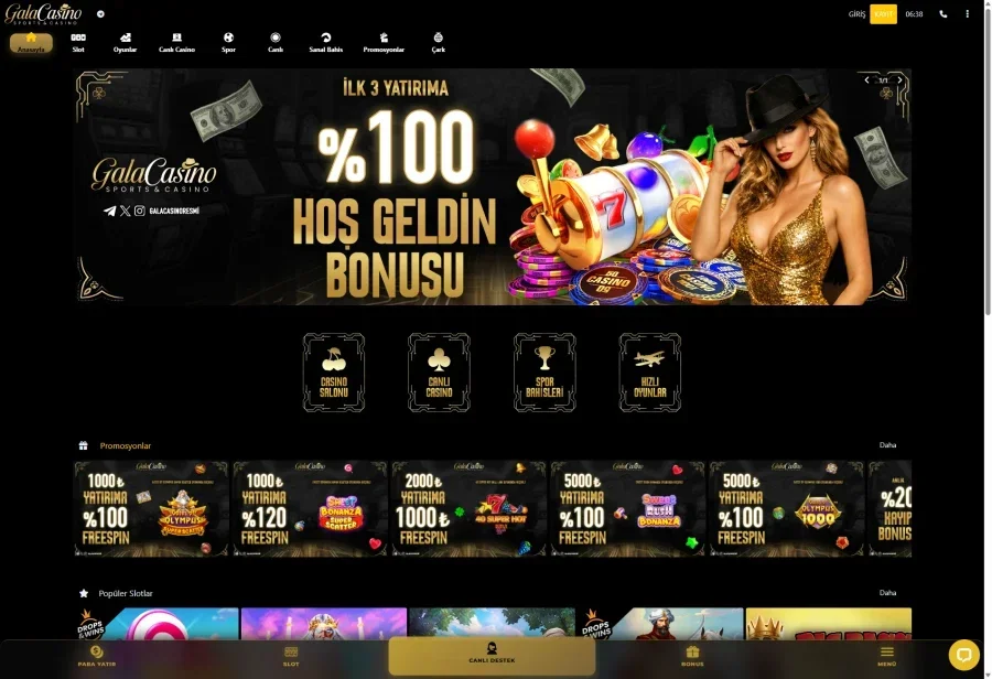 Gala Casino ekran görüntüsü