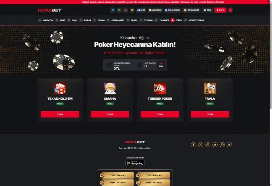 Herabet ekran görüntüsü