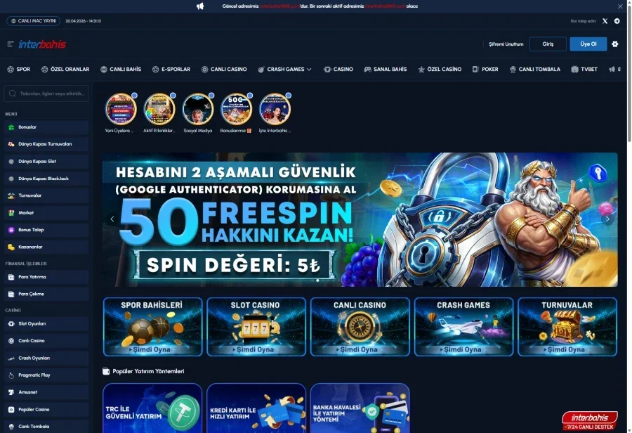 İnterbahis ekran görüntüsü