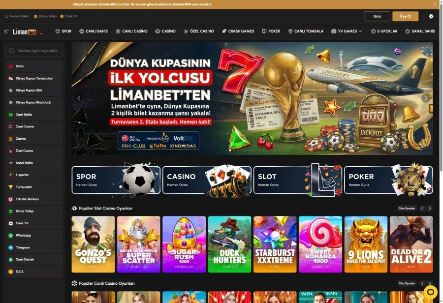 Limanbet ekran görüntüsü