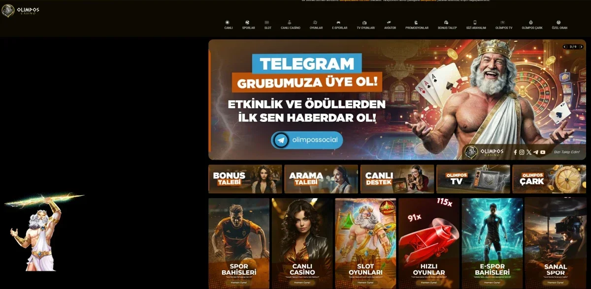 Olimpos Casino ekran görüntüsü