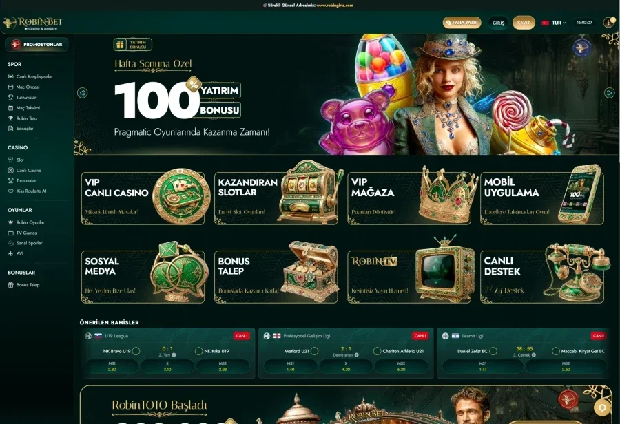Robinbet ekran görüntüsü