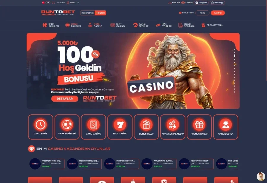 Runtobet ekran görüntüsü