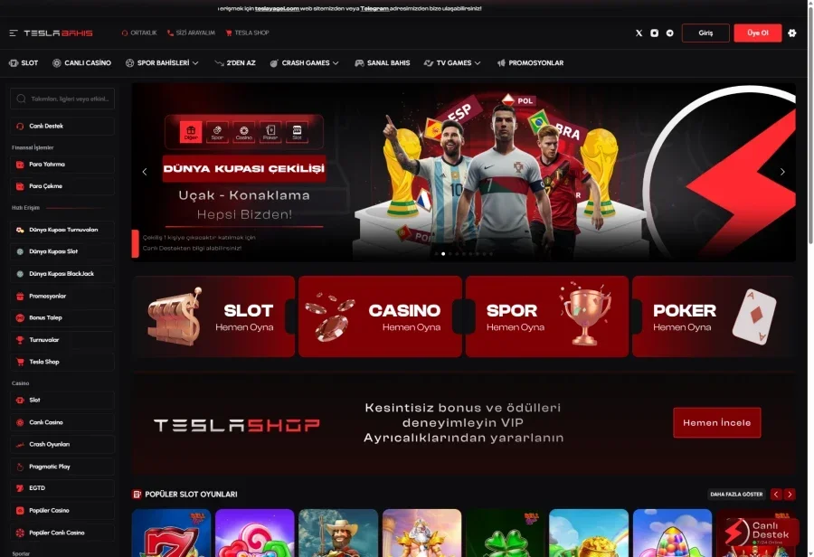 Teslabahis ekran görüntüsü