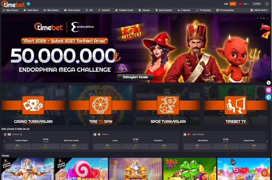 Timebet ekran görüntüsü