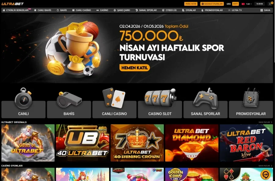 Ultrabet ekran görüntüsü