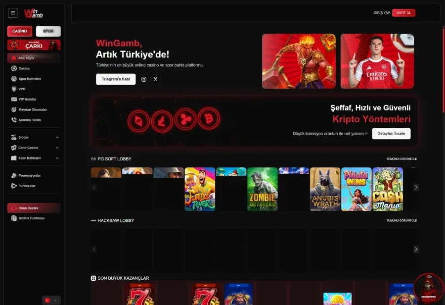 Wingamb ekran görüntüsü